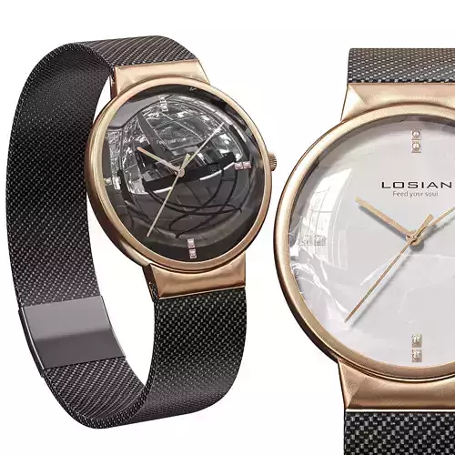 Losian wristwatch 3D model