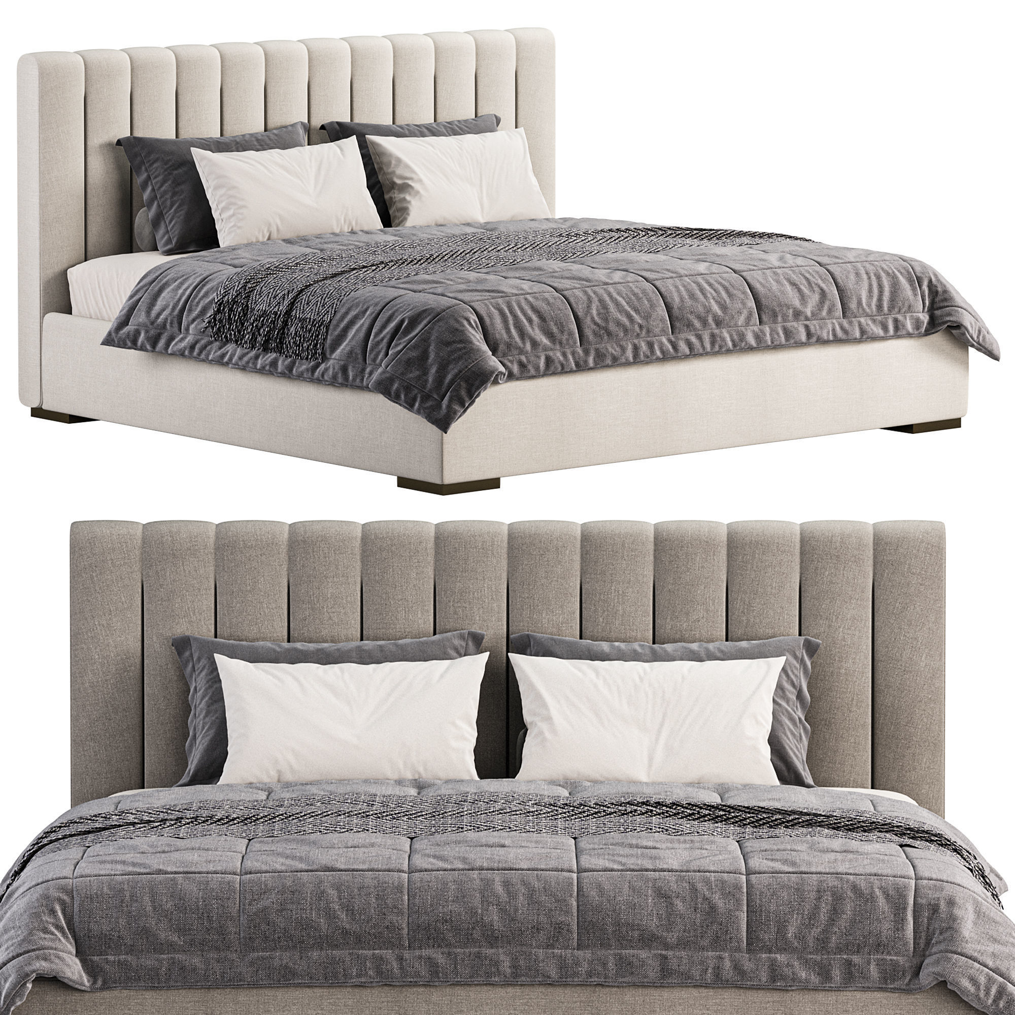 Bed K3 by Delavega 3D model_1