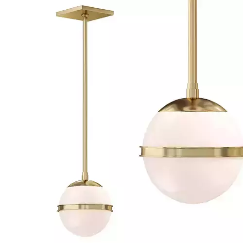 Truax Aged Brass Stripe Chandelier By Crystorama