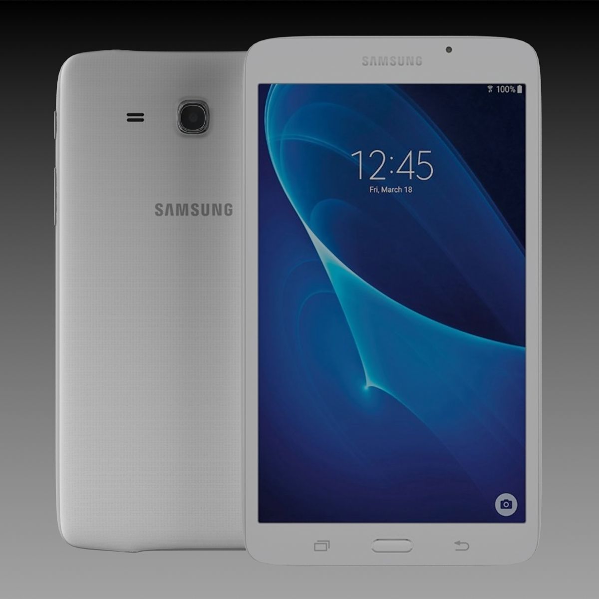 Samsung Galaxy Tab A 7 0 2016White 3D model_1