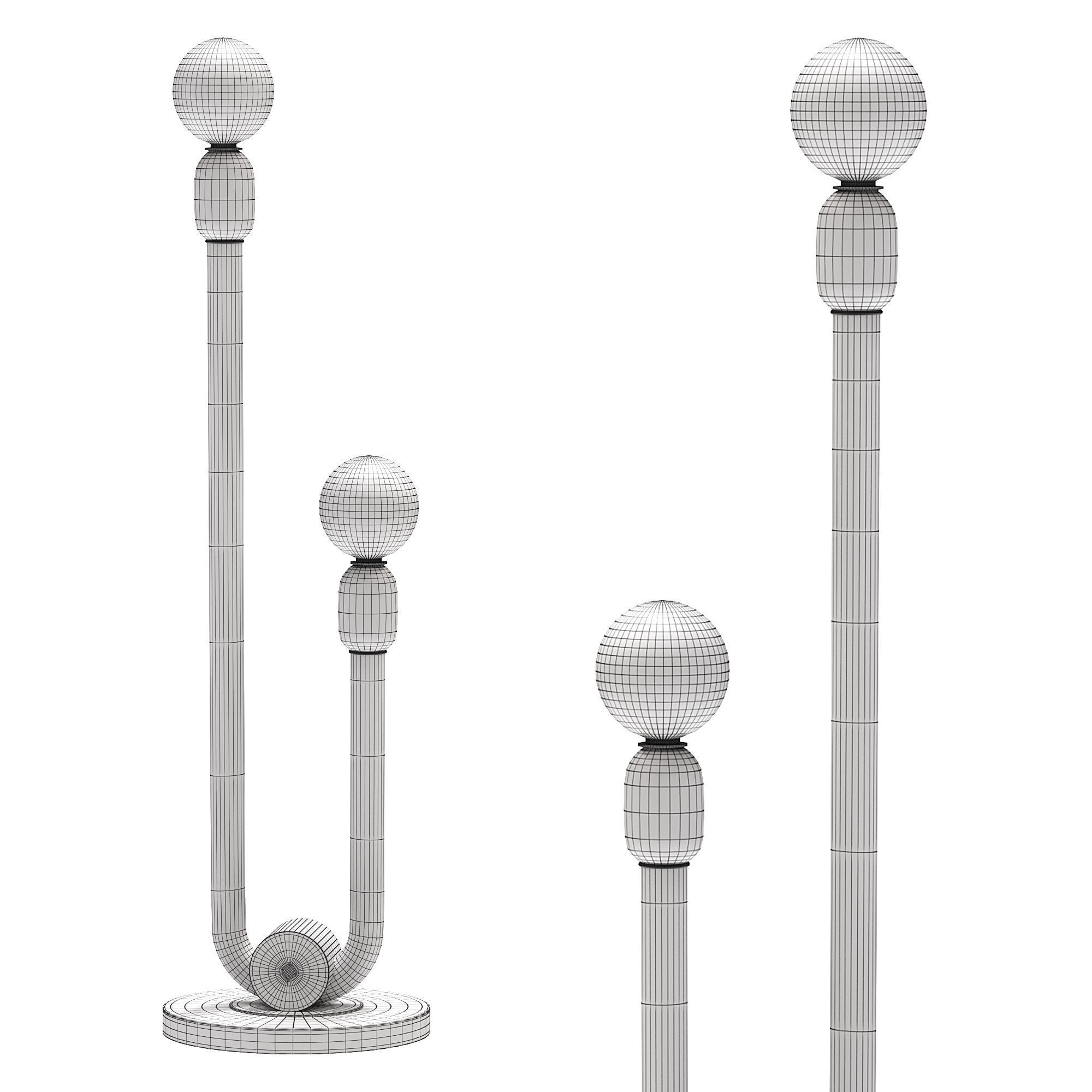 Taylor Floor Lamp by Mezzo Collection 3D model_1