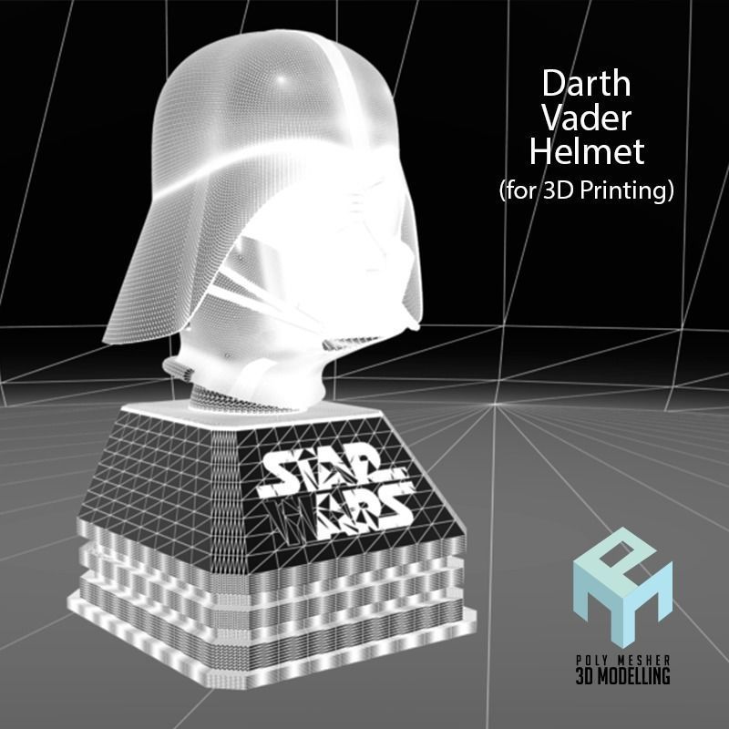 Darth Vader Helmet 3D print model_3