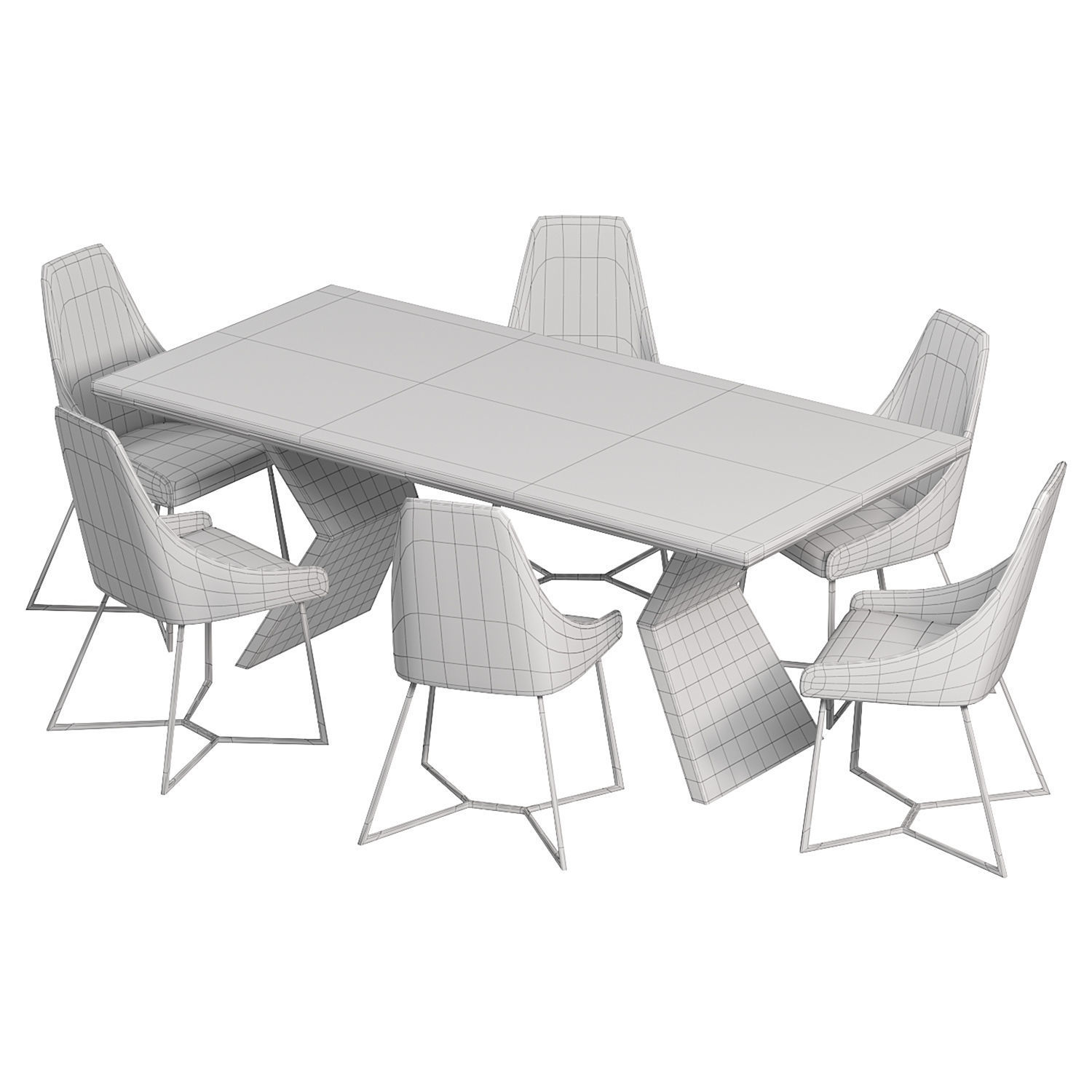 RODOS DINING TABLE by Atmacha 3D model_2