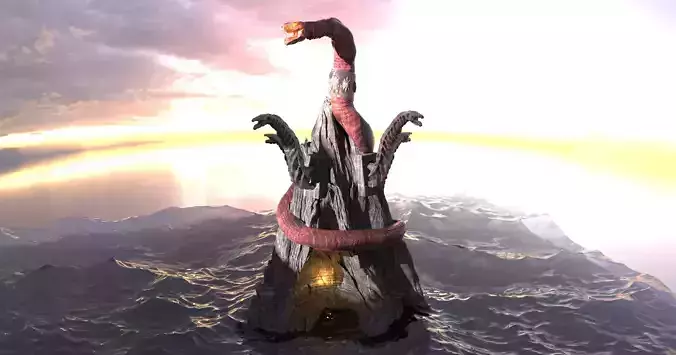 Viper Great Tower With Extra Towers 3D model
