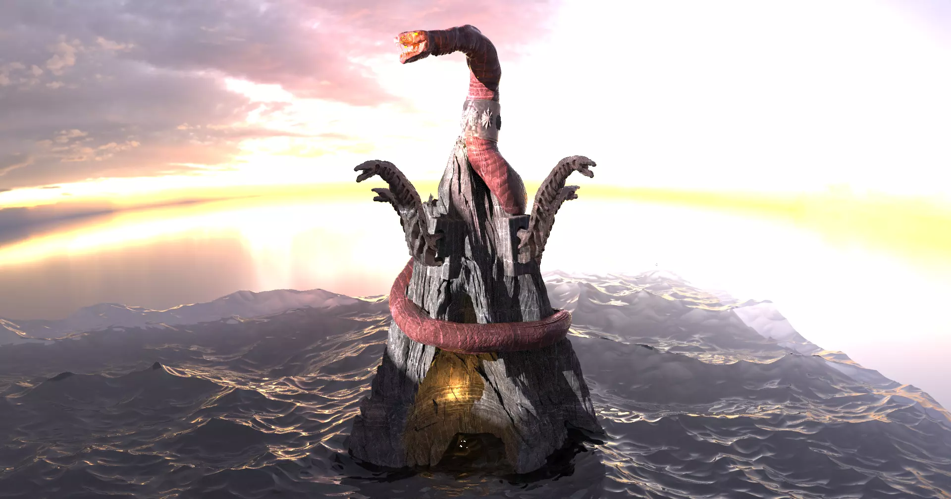 Viper Great Tower With Extra Towers 3D model_0