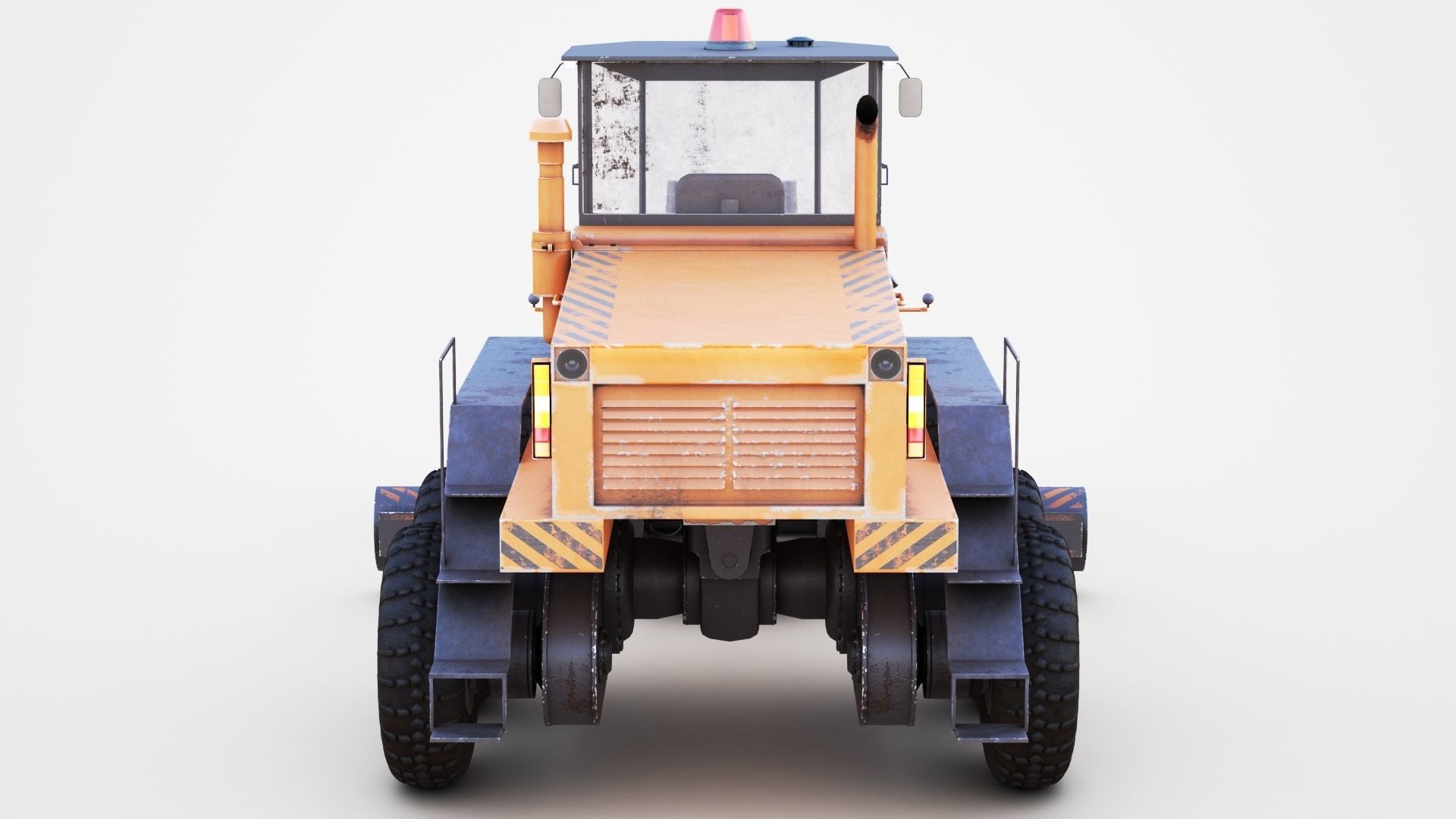 Motor Grader 3D model_3