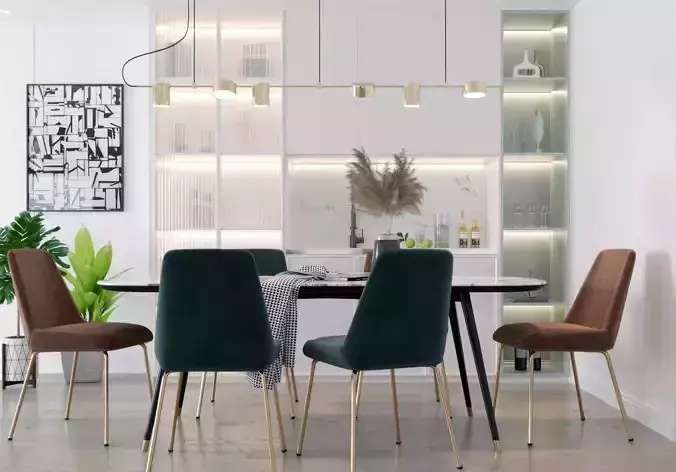 dining combination luxury table chair