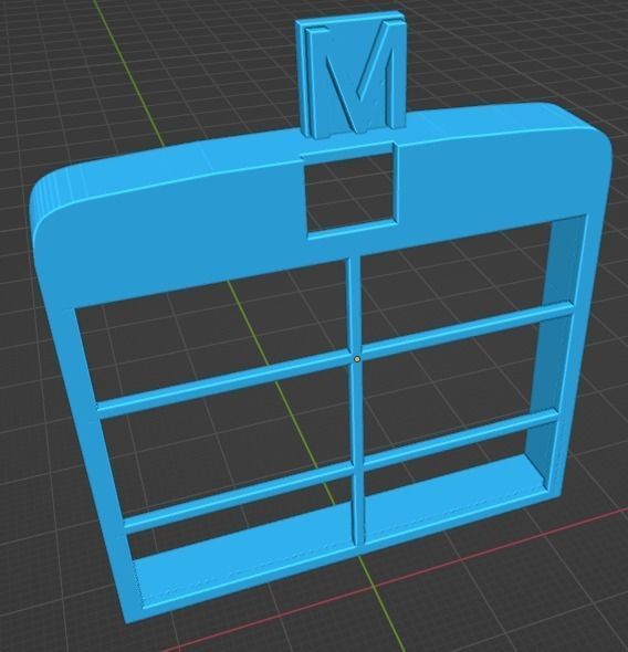 Marmon Grille for 25th Scale 3D print model_1