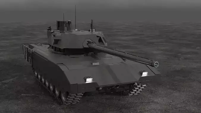 T-14 Armata MBT 3D model