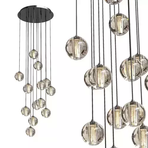  Crystal hanging light
