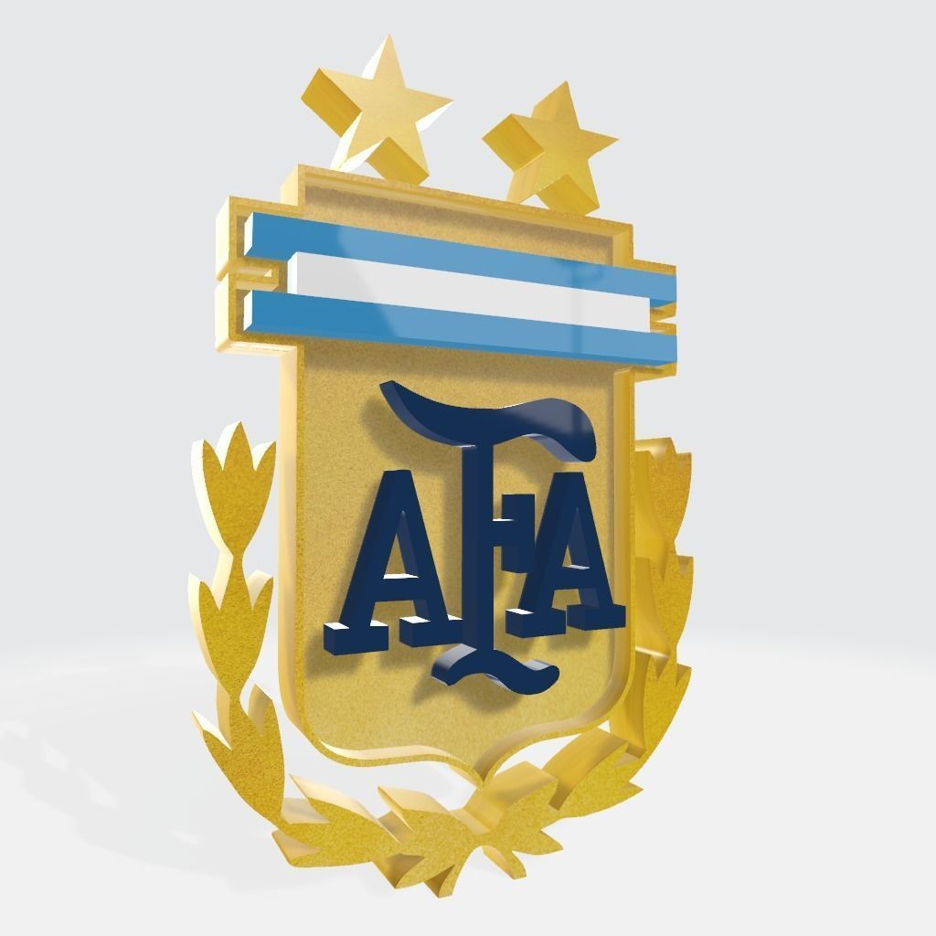 Logo 3D Model AFA Argentina 3D model_4