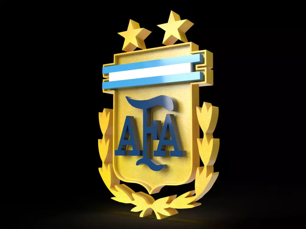 Logo 3D Model AFA Argentina 3D model_0