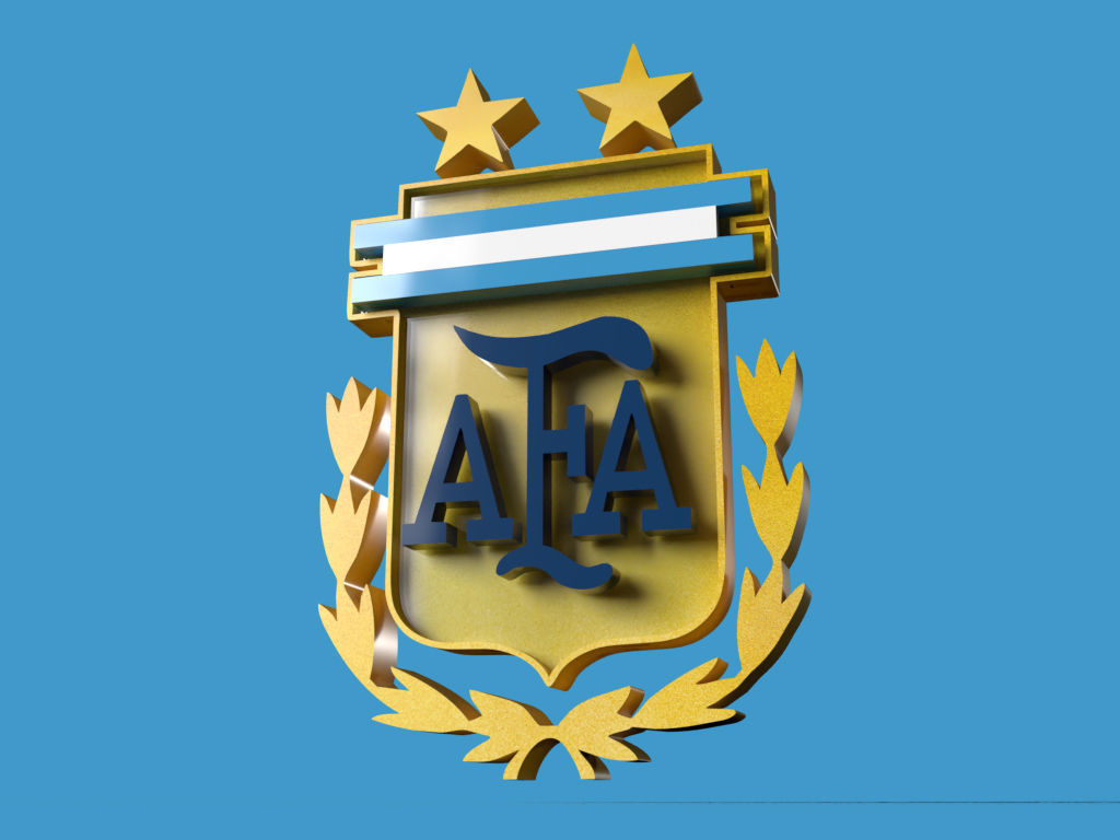 Logo 3D Model AFA Argentina 3D model_1