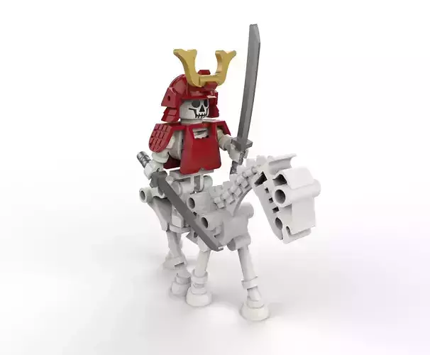 Lego Skeleton Samurai - Horse