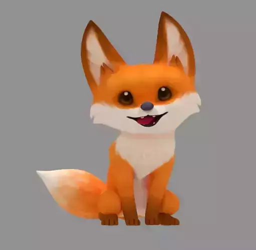 Cartoon Fox Cub