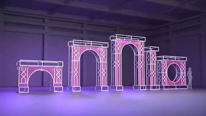 Arches Set 2 3D model