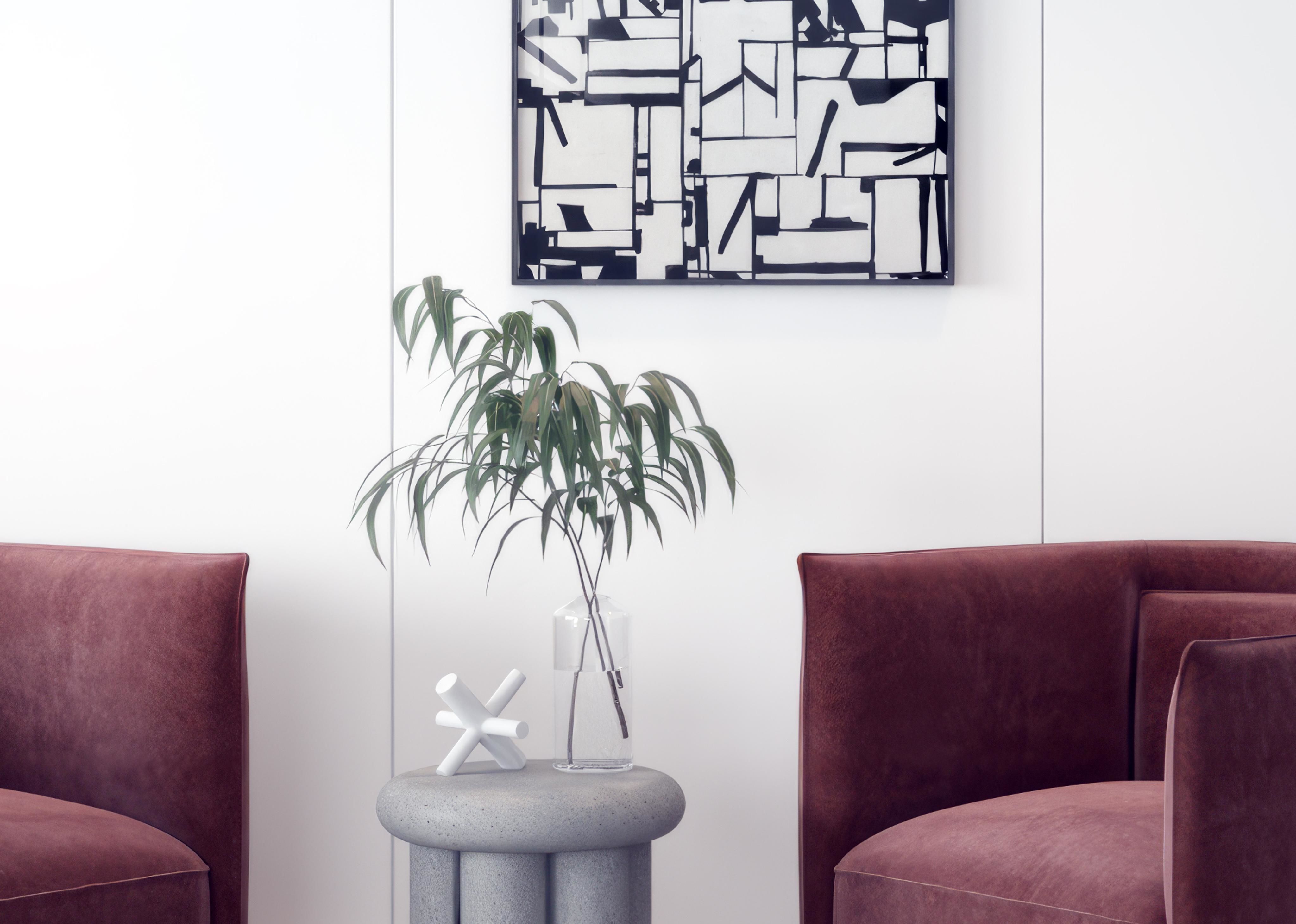 sofa Modern person single 3D model_4