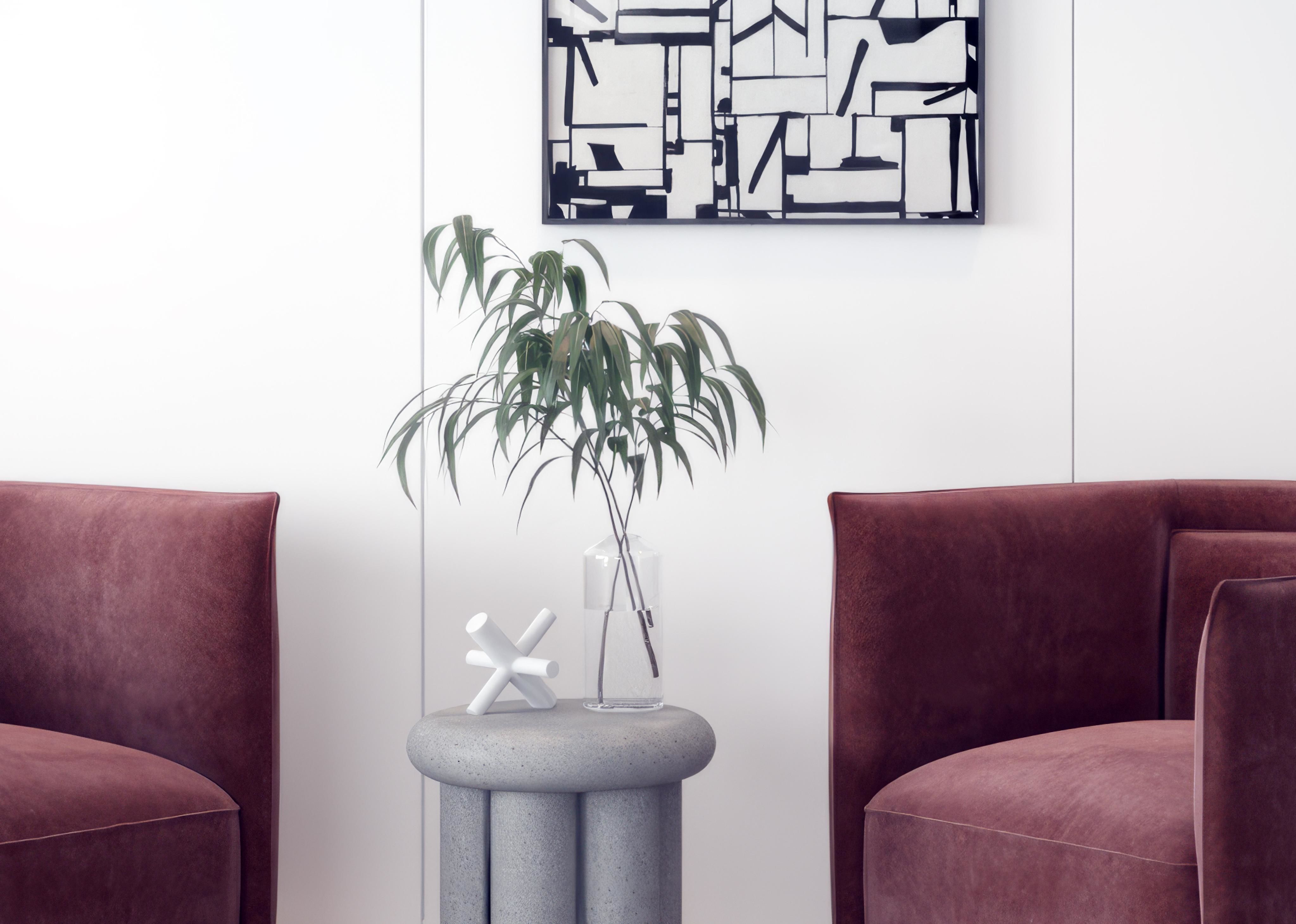 sofa Modern person single 3D model_5