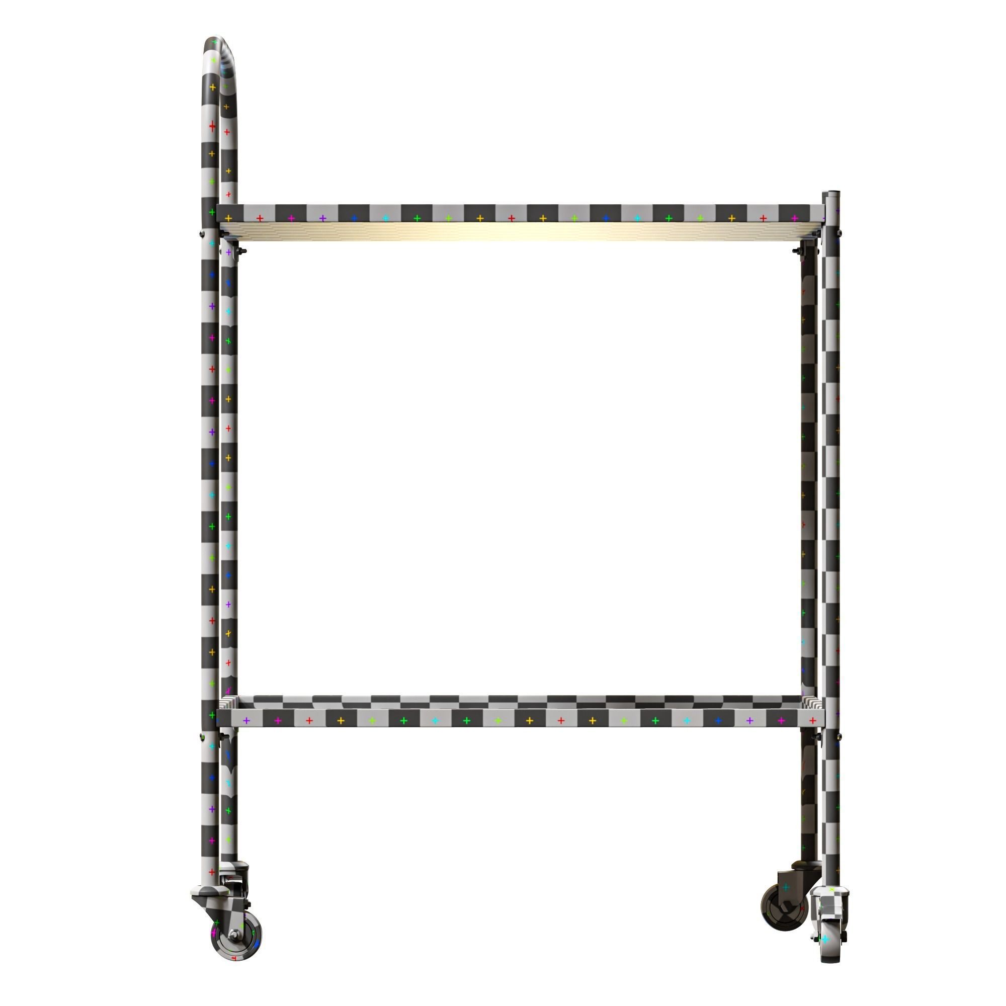 Medical table Low-poly 3D model_4