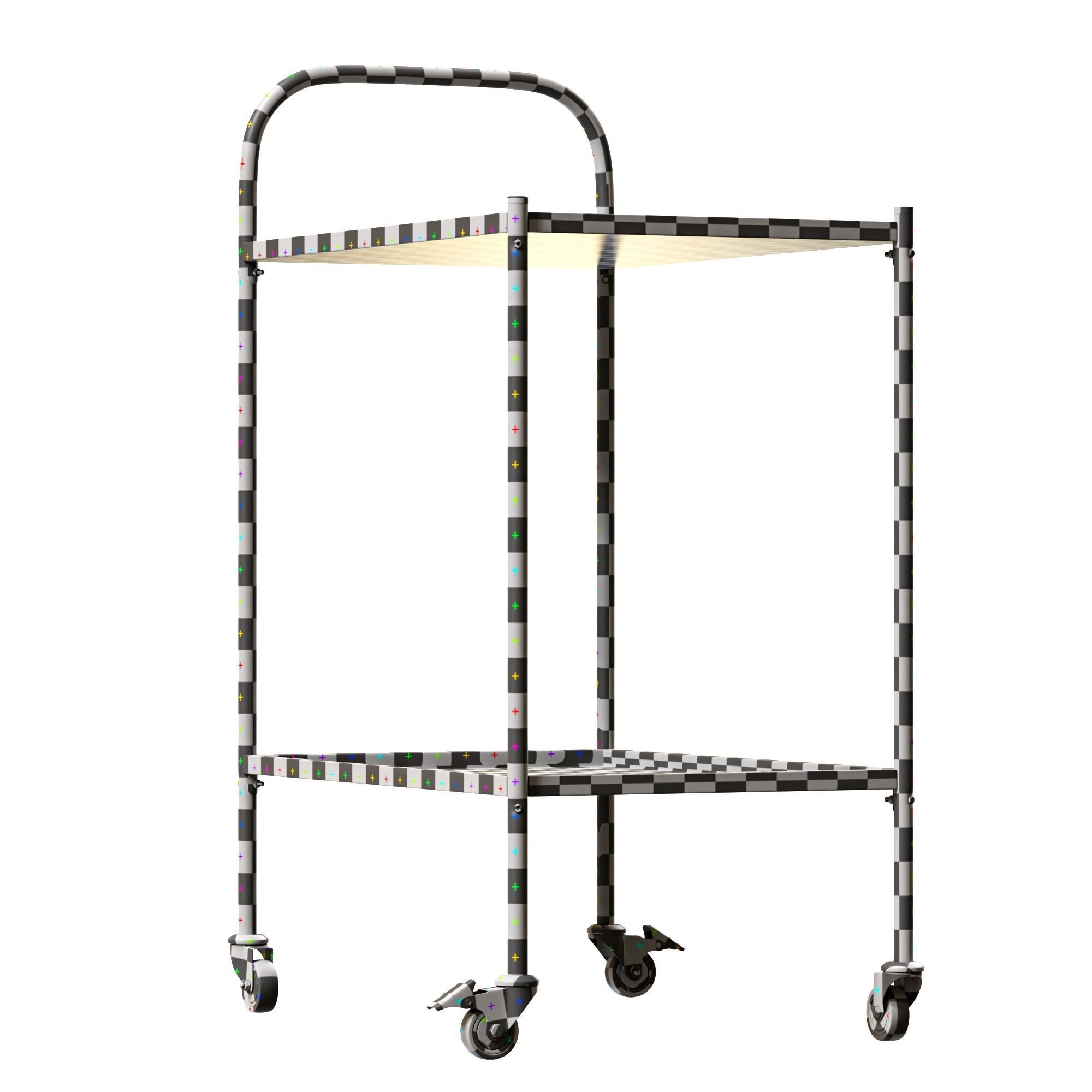 Medical table Low-poly 3D model_15