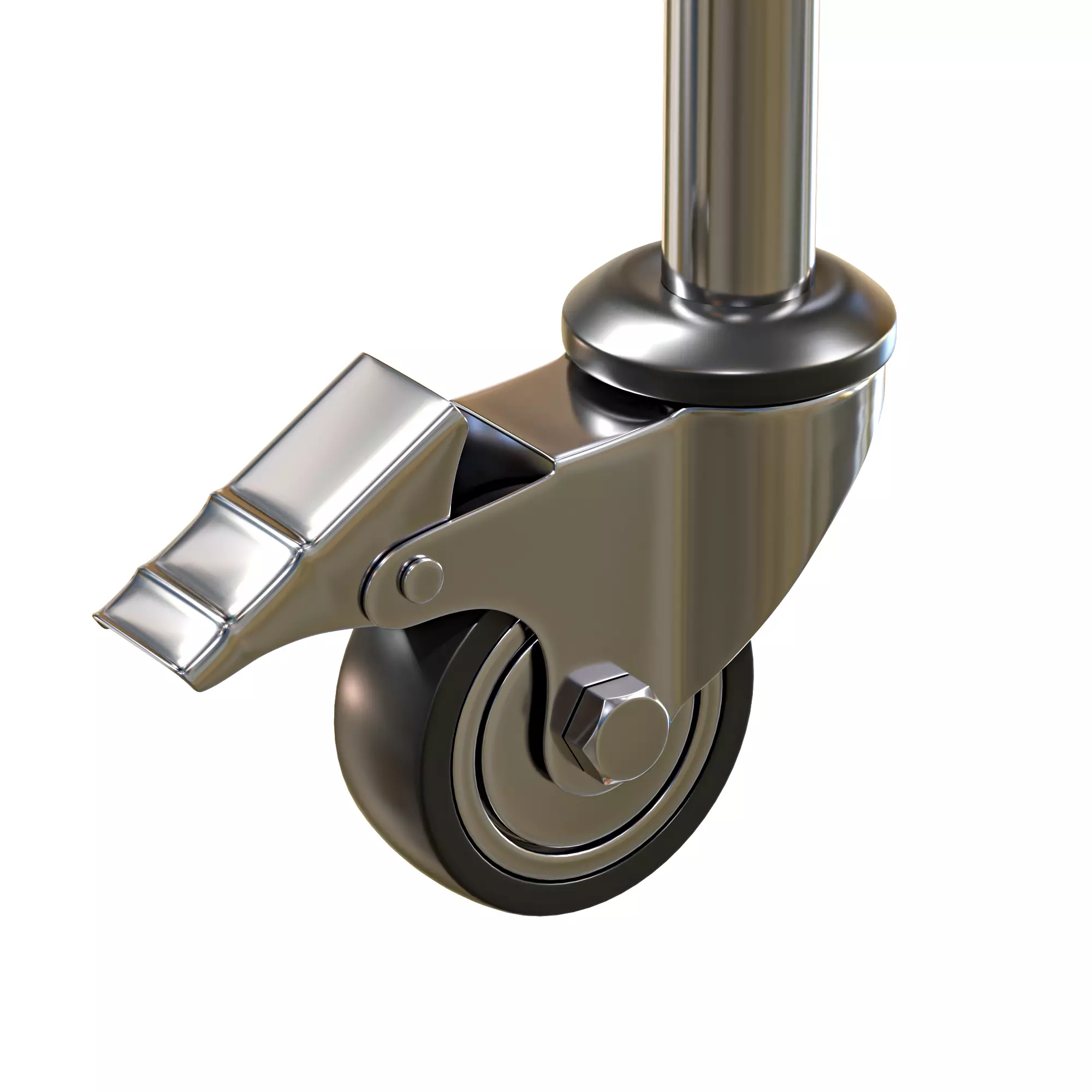 Medical table Low-poly 3D model_0