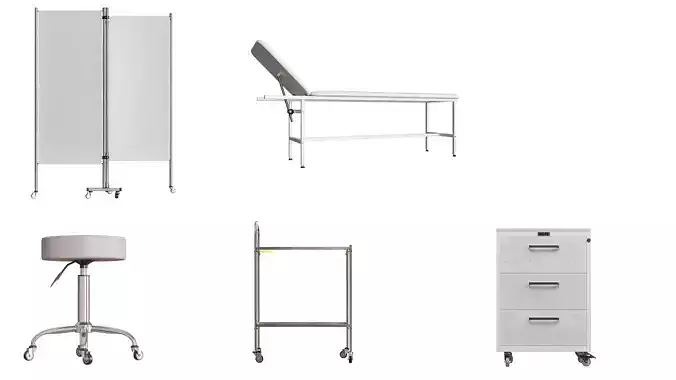 Medical equipment 3D Model Collection