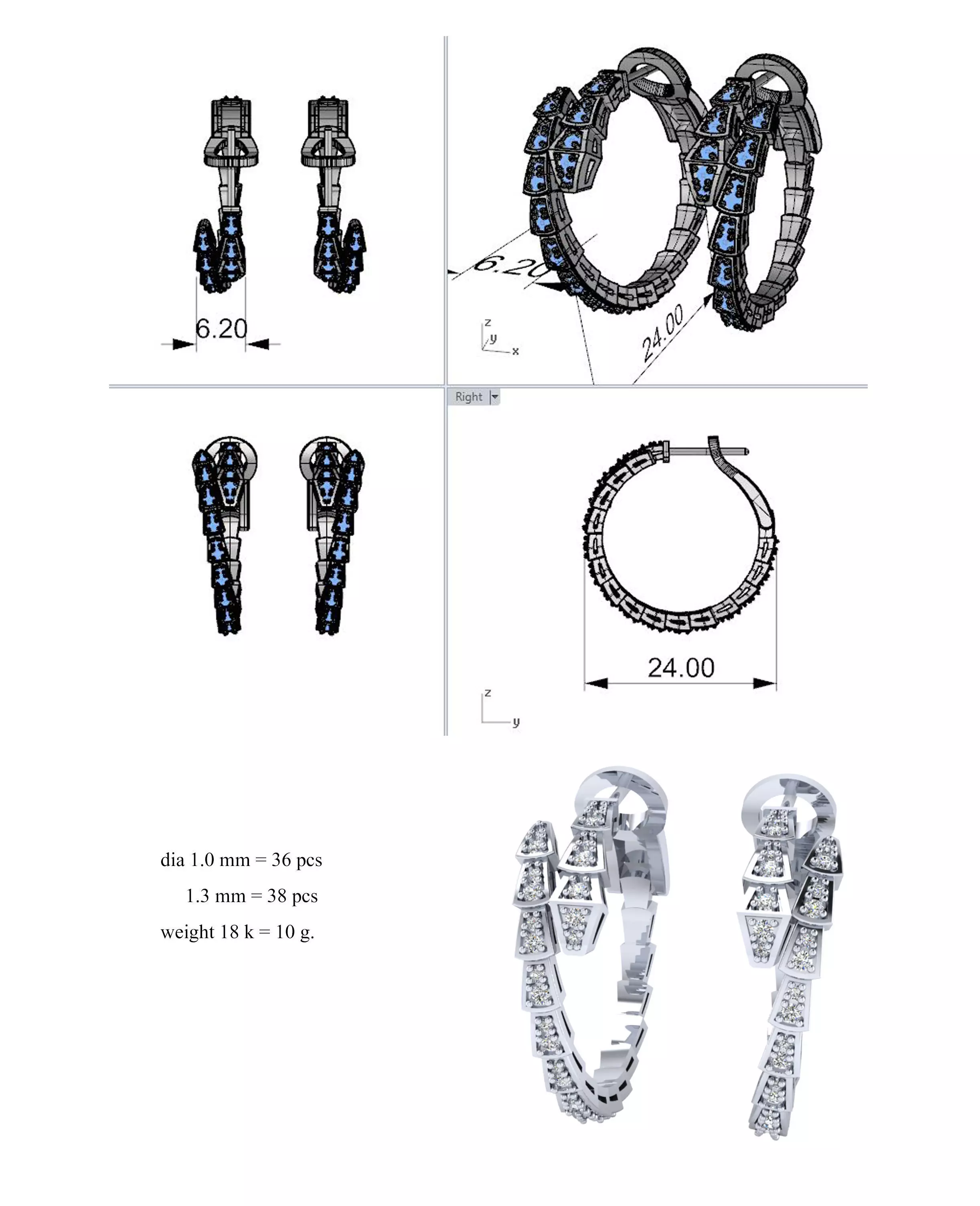 bvlgari earring Texture_0