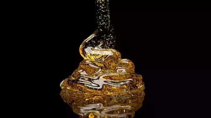 Honey Splash 3D model