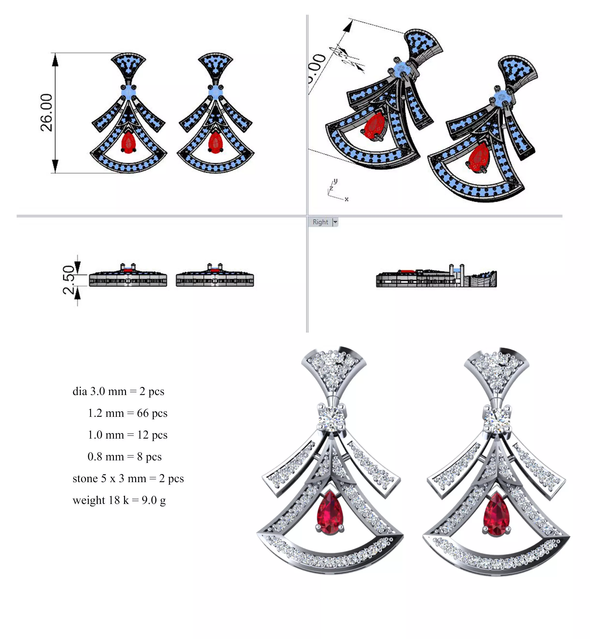 bvlgari earring Texture_0