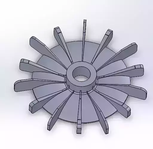 Ventilador para motor  3D print model
