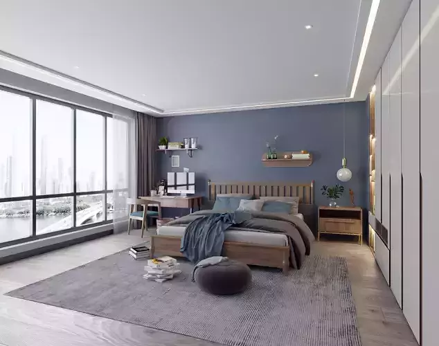 Nordic Home bedroom villa decoration