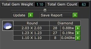 Diamond Navel Piercing 3D print model_6