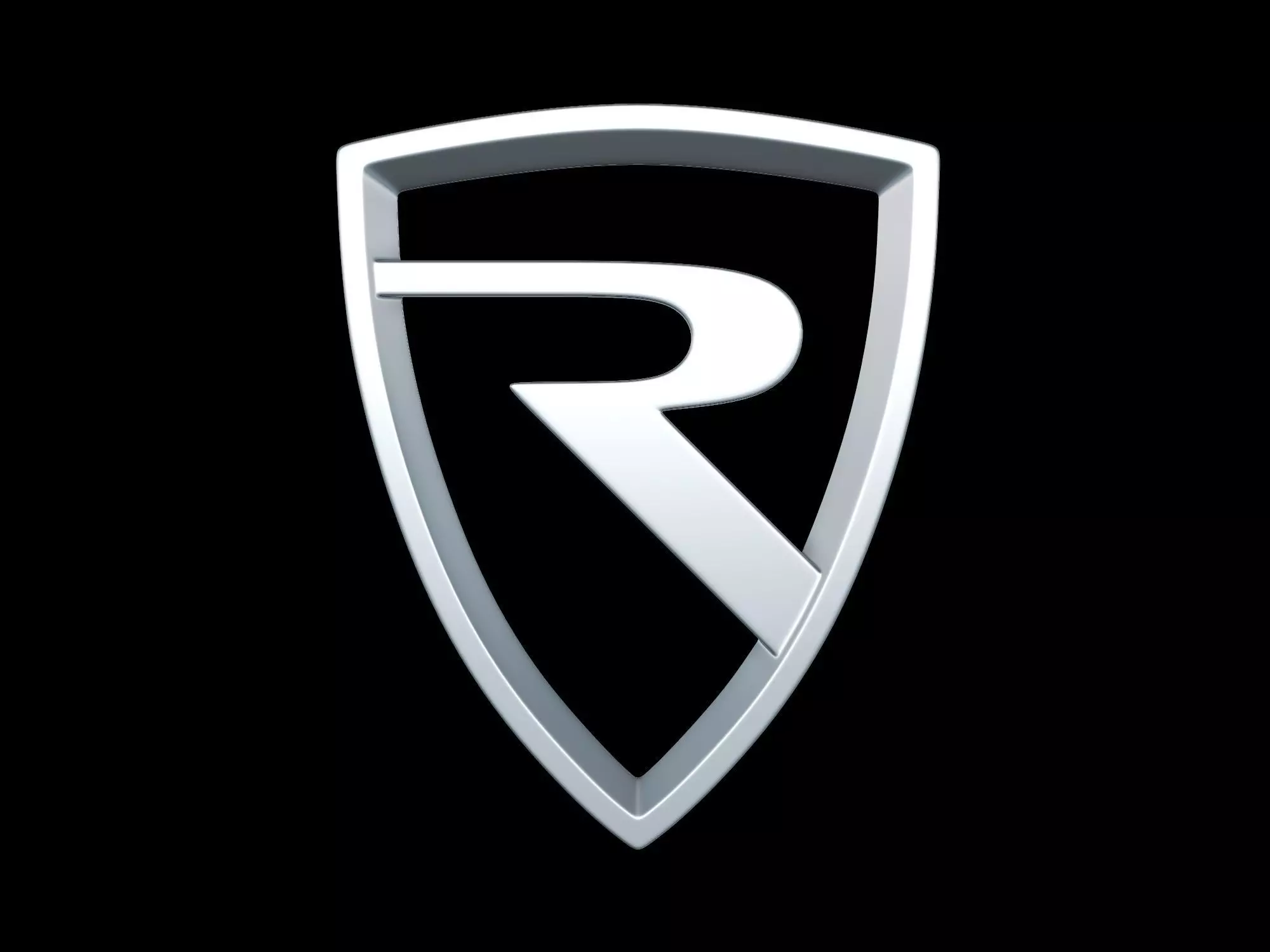 Rimac - Car Logo Emblem Modern Free low-poly 3D model