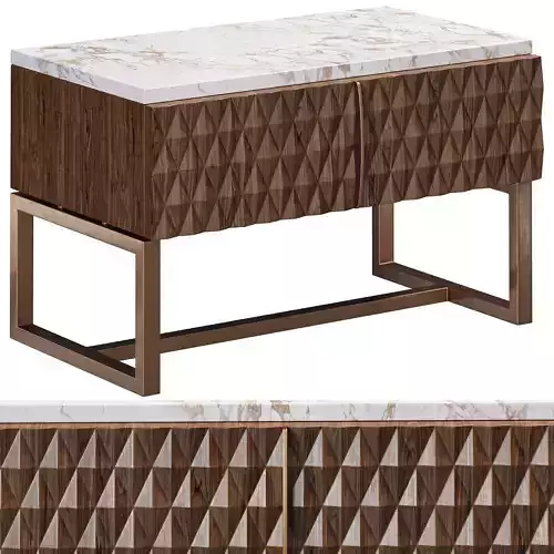  Victor 1 Drawer Bedside Table By Luxdeco