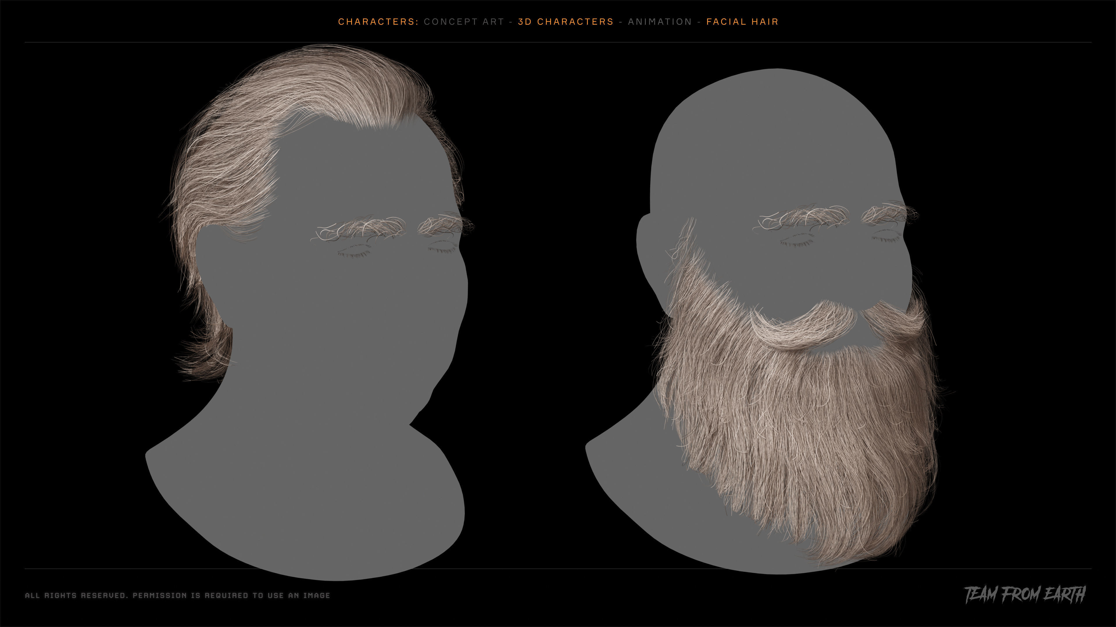 Vintage 3D model of Santa Clause animated for Unreal engine Low-poly 3D model_9