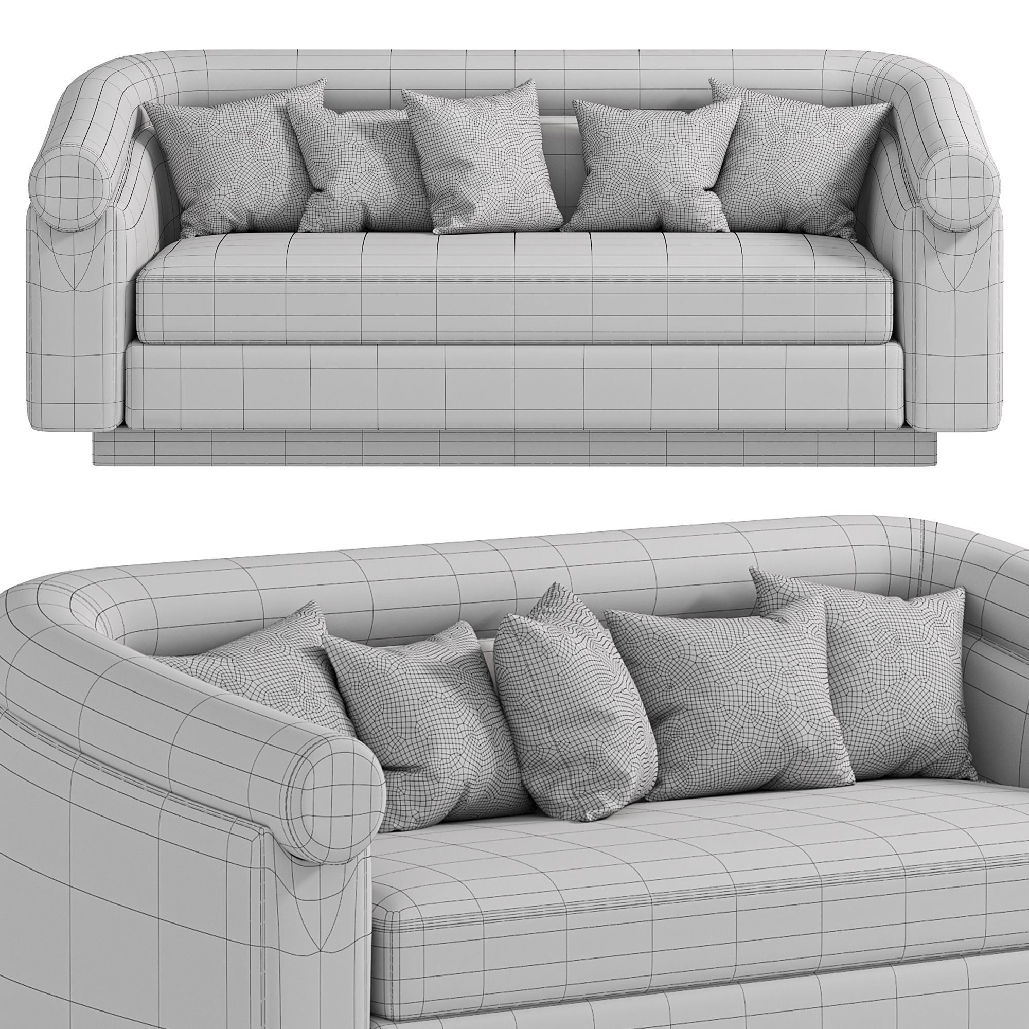 VALETTA Sofa By Southhillhome 3D model_2