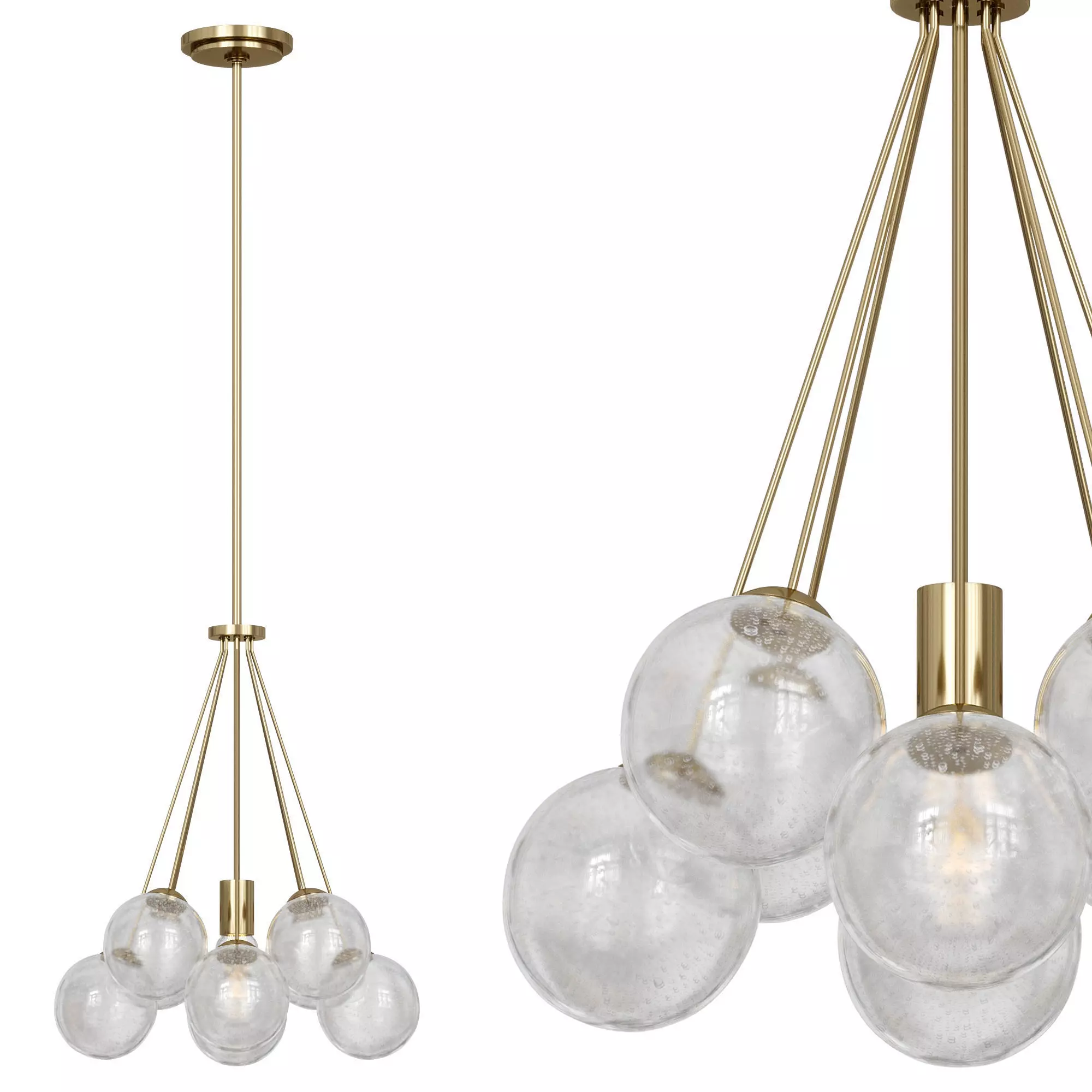 Bronzeville Pendant by Lightology 3D model_0