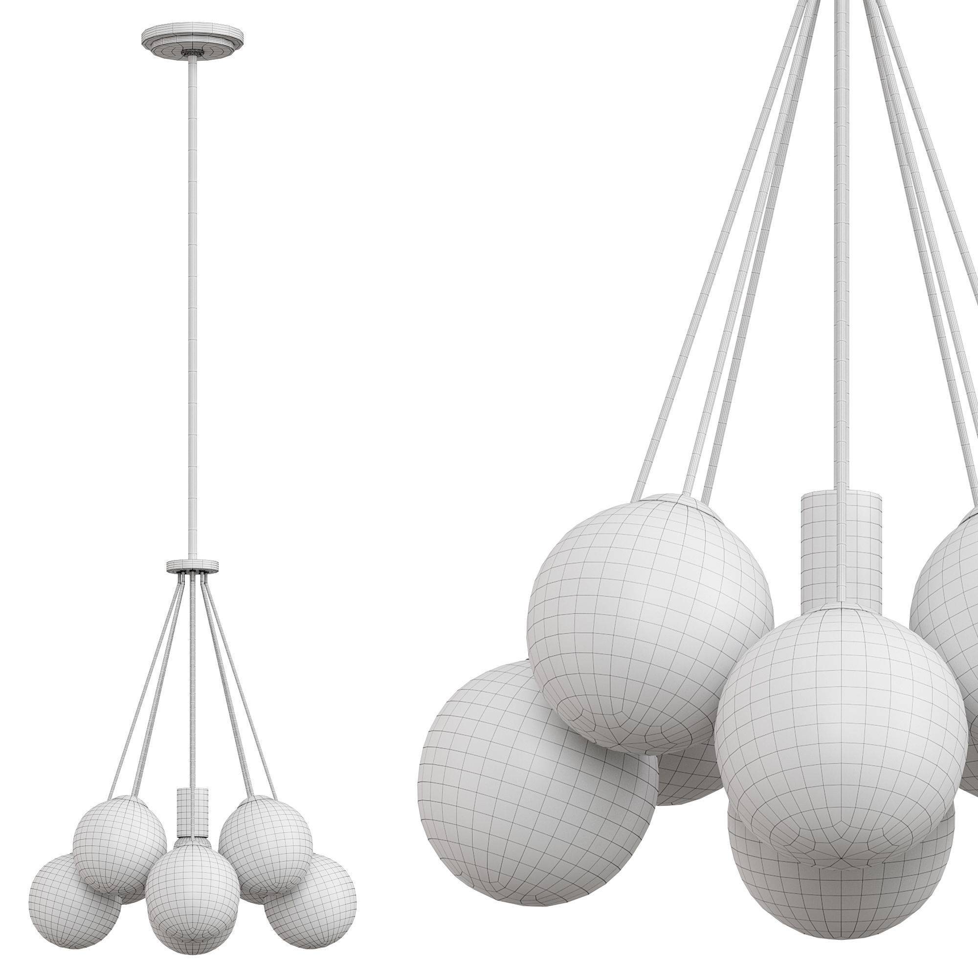 Bronzeville Pendant by Lightology 3D model_2