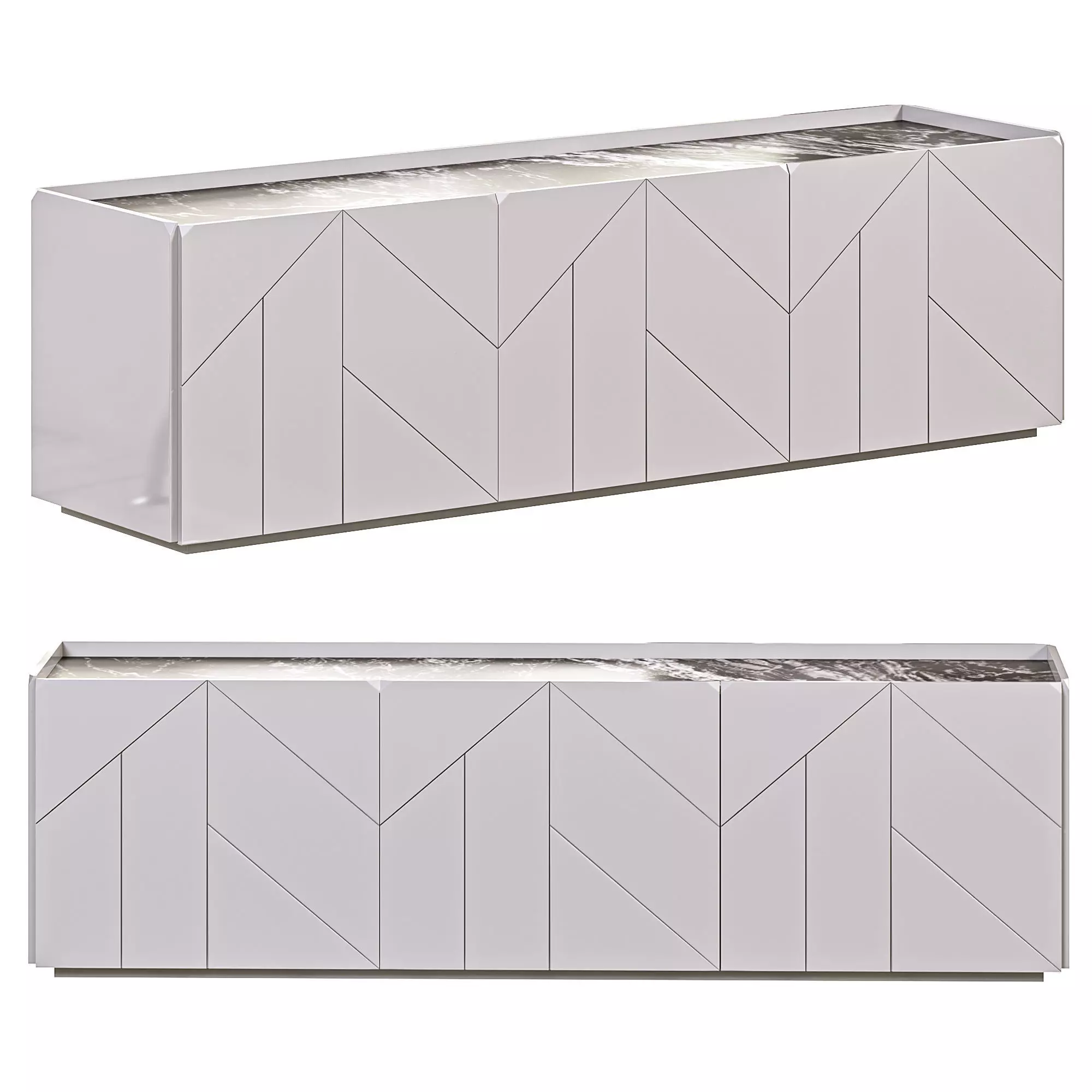 CHEST OF DRAWERS PICA LACQUER 026735 by Stels 3D model