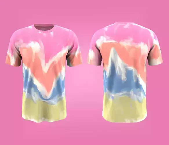 Men Tie-Dye Tee