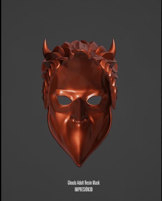 NAMELESS GHOUL MASK 3D print model_3