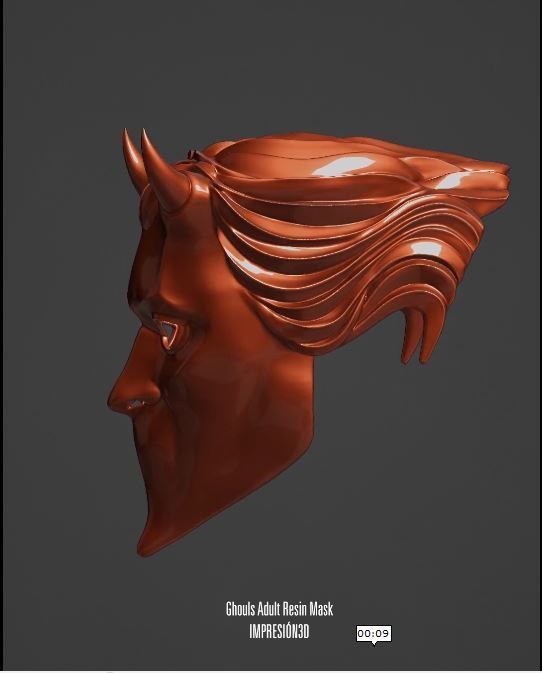 NAMELESS GHOUL MASK 3D print model_2