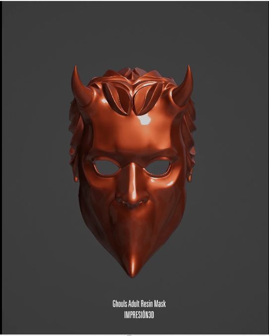 NAMELESS GHOUL MASK 3D print model_1