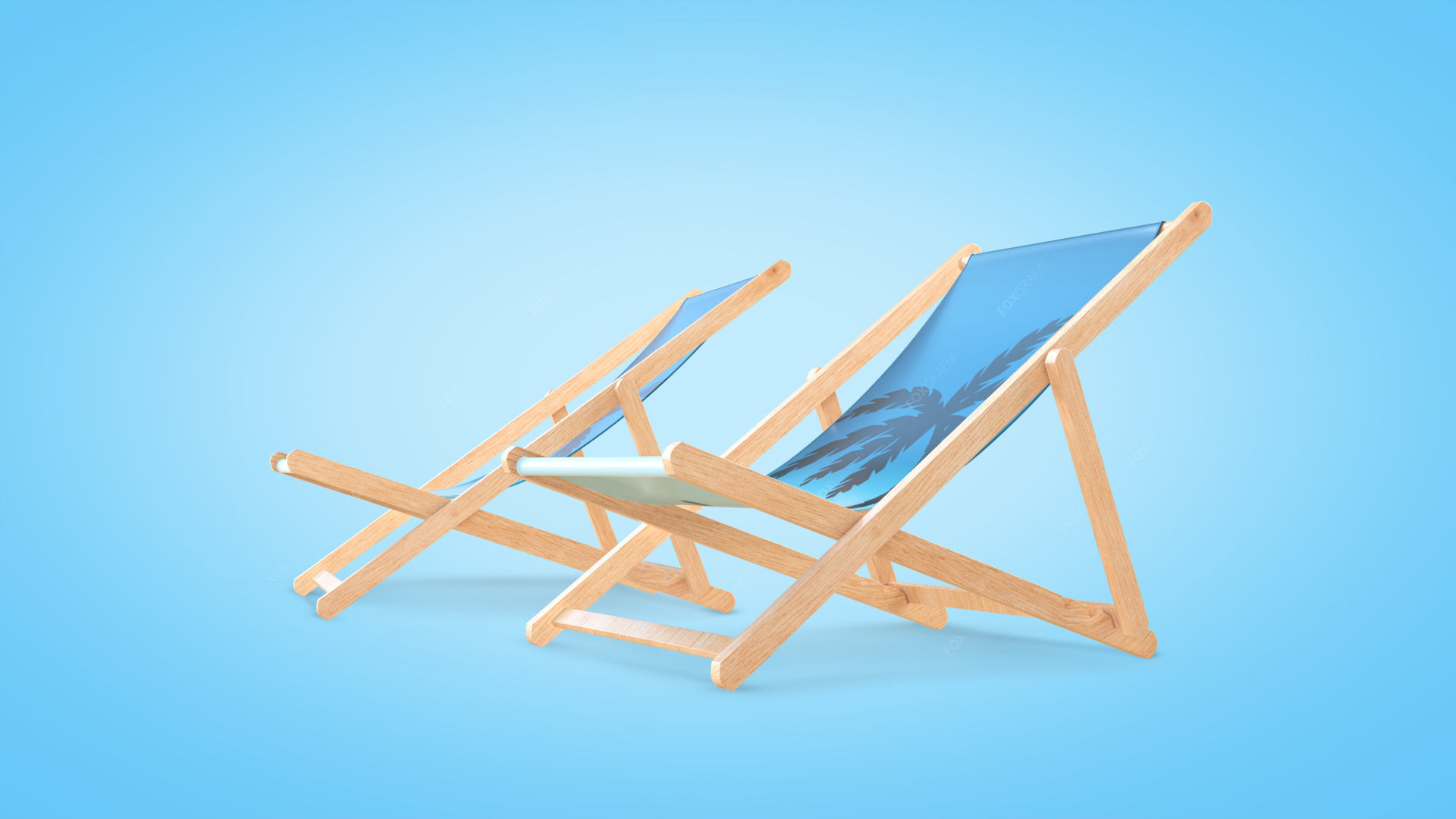 Beach Pack Low-poly 3D model_28