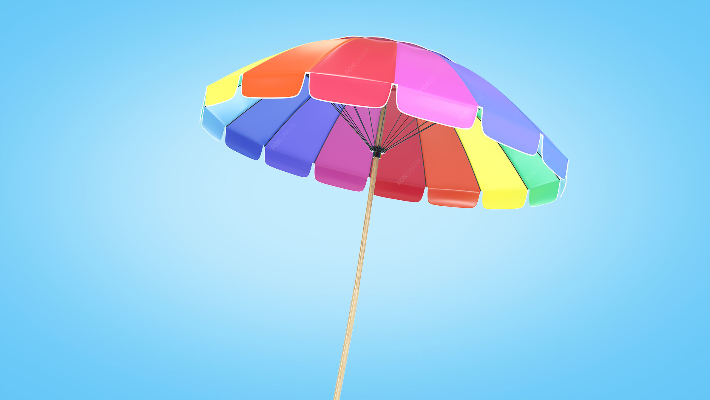 Beach Pack Low-poly 3D model_13