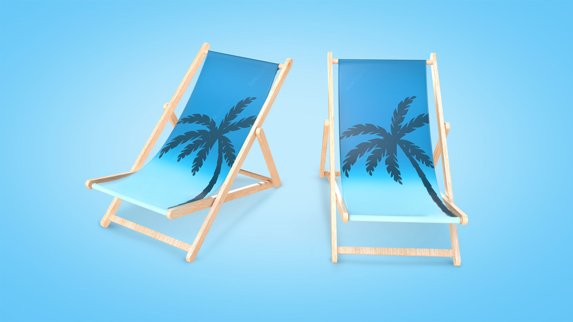 Beach Pack Low-poly 3D model_26