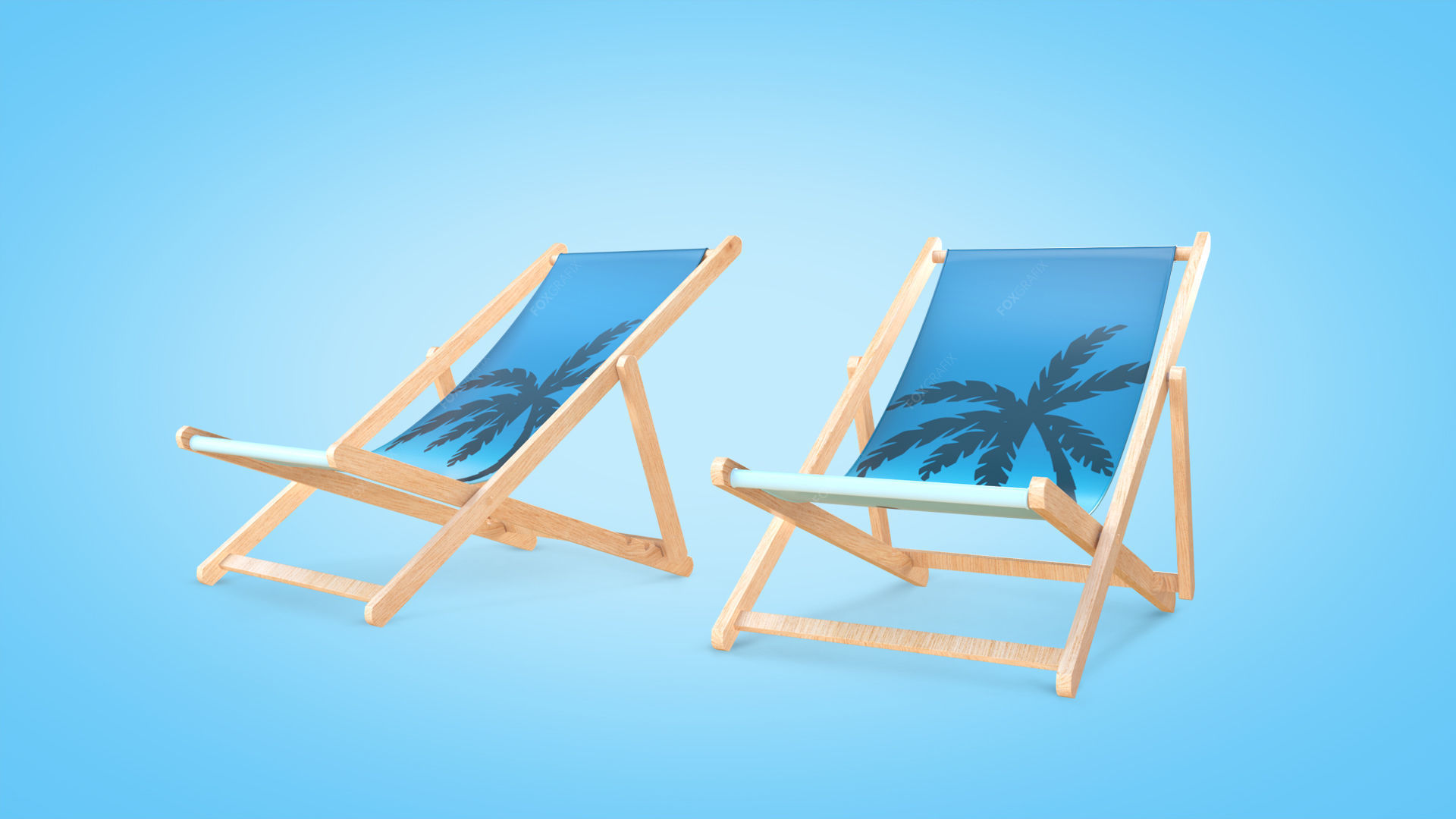 Beach Pack Low-poly 3D model_27