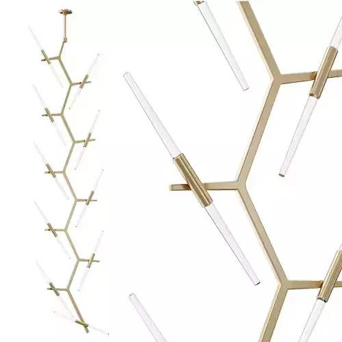 San Vicente Vertical Chandelier by lightology  