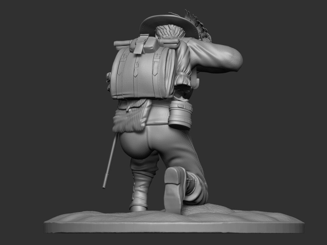 3D Character Designing 3D model_1