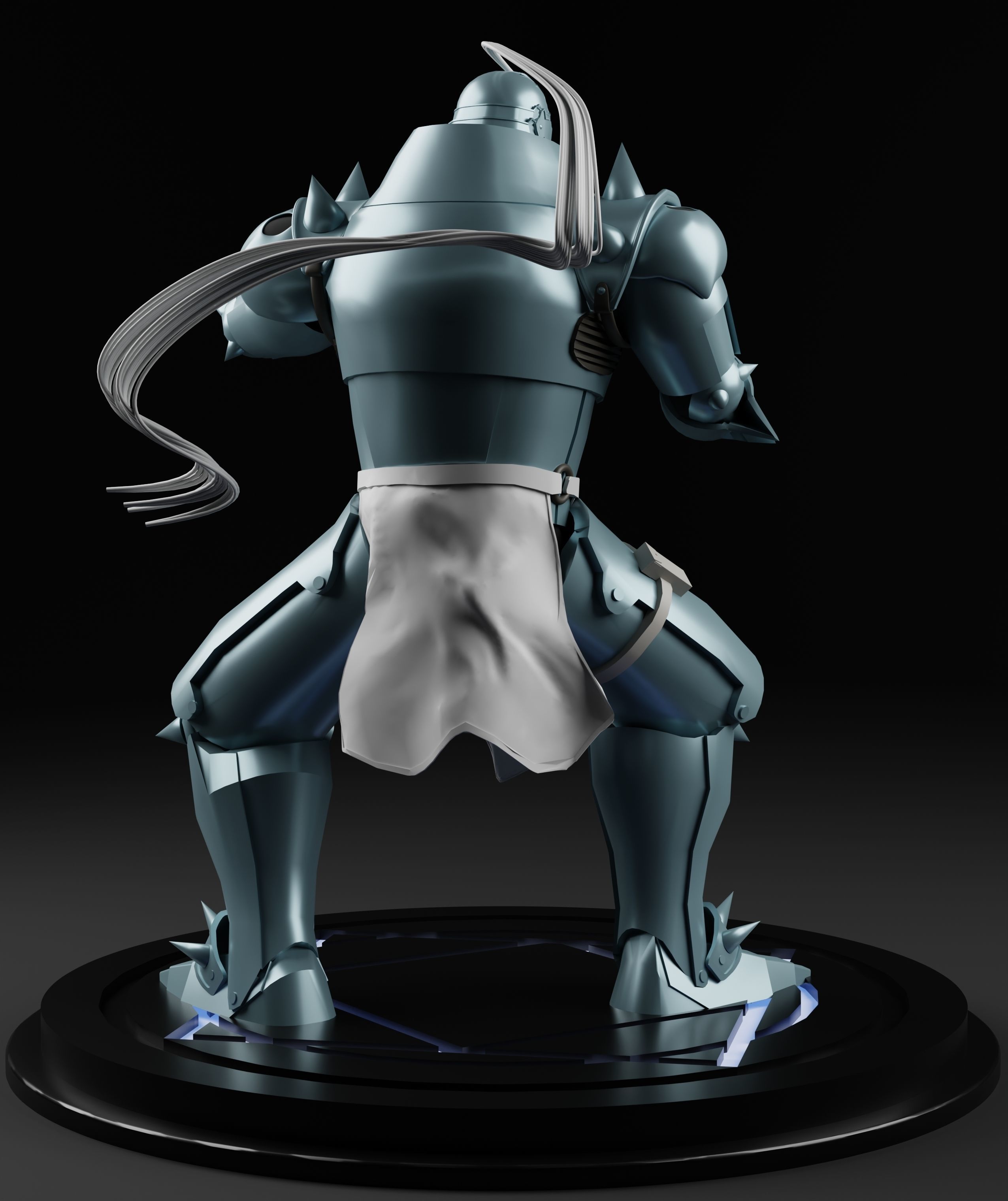 ALPHONSE ELRIC FROM ANIME FULLMETAL ALCHEMIST 3D print model_4